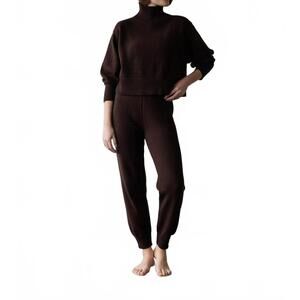 NEW FIRST RITE high rise lounge pant in walnut
